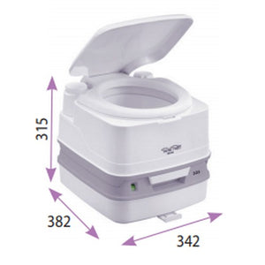 WC chimico portatile Porta Potti 335 con kit fissaggio incluso Thetford