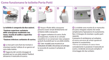 Carica l&#39;immagine nel visualizzatore di Gallery, WC chimico portatile Porta Potti 335 con kit fissaggio incluso Thetford
