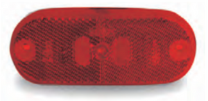 Fanale luce d'ingombro anteriore e posteriore a led PLR2002