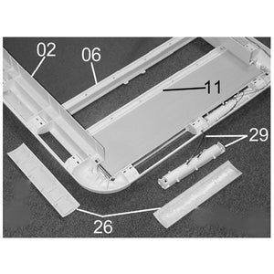 Ricambi cornice interna Heki 2 Deluxe (con luci) Dometic