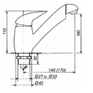 Rubinetto miscelatore Pelikan