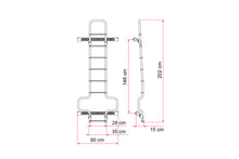 Carica l&#39;immagine nel visualizzatore di Gallery, Safe Ladder - Piasta di sicurezza  antifurto
