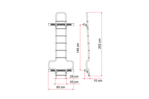 Safe Ladder - Piasta di sicurezza  antifurto
