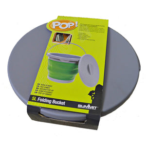Secchio pieghevole in silicone 5L