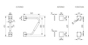 Kit maniglia di sicurezza Frame Thule