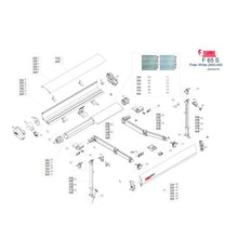 Carica l&#39;immagine nel visualizzatore di Gallery, Ricambi tendalino Fiamma F65s Polar White 260-400
