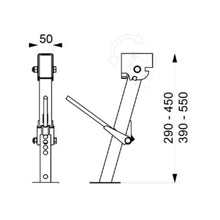 Carica l&#39;immagine nel visualizzatore di Gallery, Stabilizing Jack - Stabilizzatore per caravan e autocaravan
