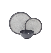 Carica l&#39;immagine nel visualizzatore di Gallery, Set piatti In melamina Granite Gray

