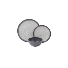 Carica l&#39;immagine nel visualizzatore di Gallery, Set piatti In melamina Granite Gray
