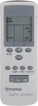 Carica l&#39;immagine nel visualizzatore di Gallery, Telecomando climatizzatore Truma Saphir Compact con display per controllo temperatura camper

