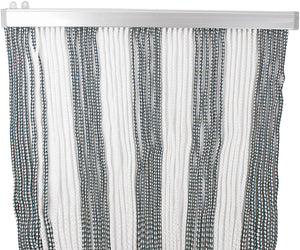 Tenda Korda per porte camper 60x190h cm colore bianco blu e grigio
