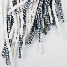 Carica l&#39;immagine nel visualizzatore di Gallery, Tenda Korda per porte camper 60x190h cm colore bianco blu e grigio
