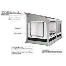 Carica l&#39;immagine nel visualizzatore di Gallery, Thule Panorama per Ducato HD per verande 6300/6200
