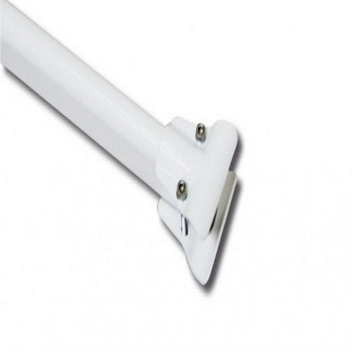 Traversa per portabagagli ovali 50 x 25 con morsetti bianchi