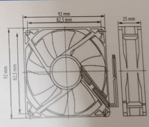 Ventola universale Carbest per frigoriferi camper e caravan